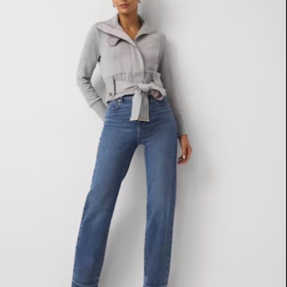 NWT WHBM Belted Moto Cardigan - Picture 4 of 7